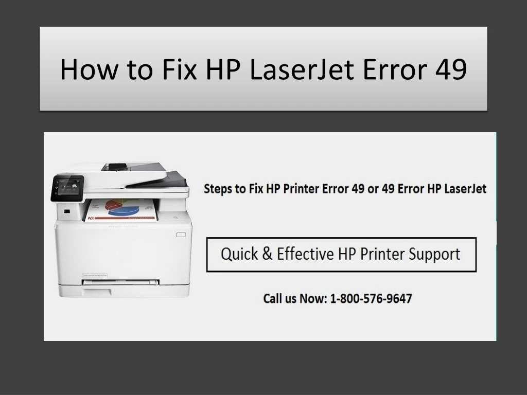 how to fix hp laserjet error 49