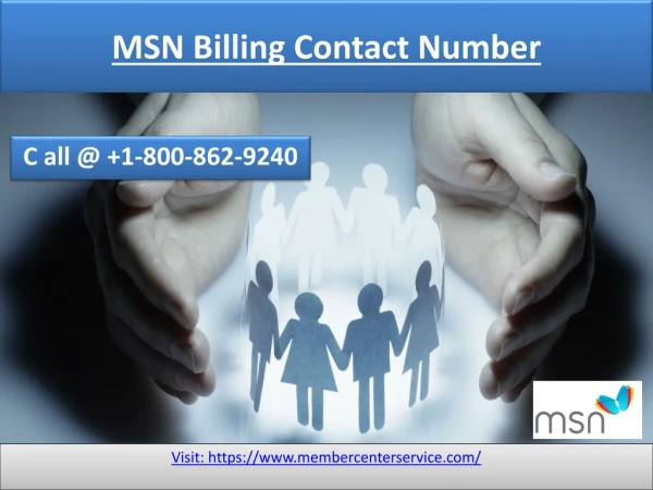 MSN Billing Contact Number | Call @ 1-800-862-9240