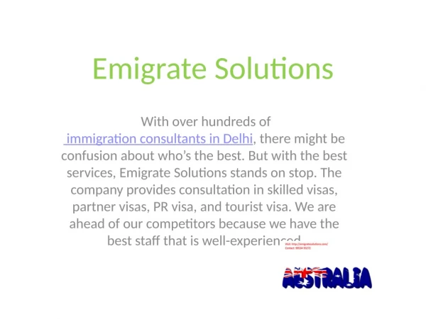 Looking for the best immigration consultants