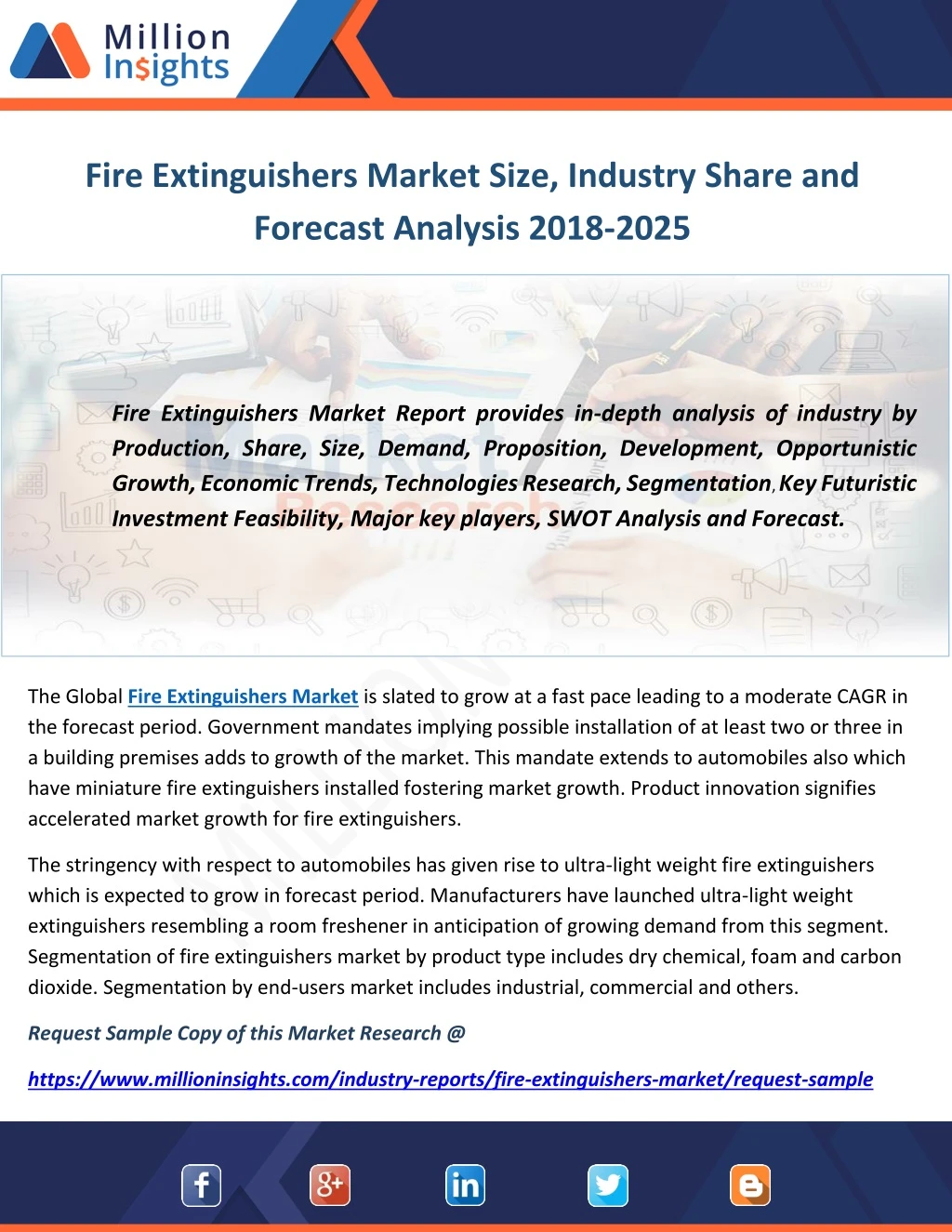 fire extinguishers market size industry share