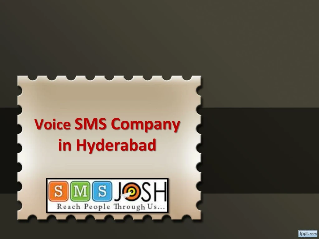 voice sms company in hyderabad