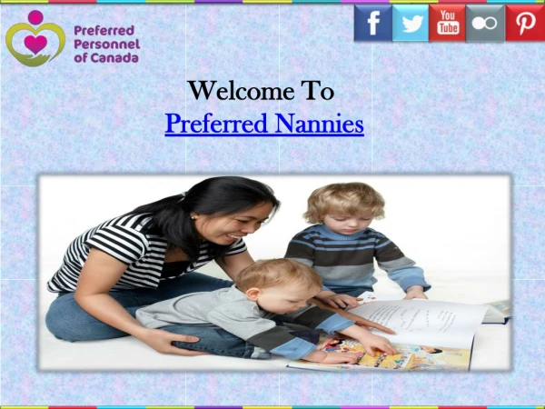 Nanny Services Alberta