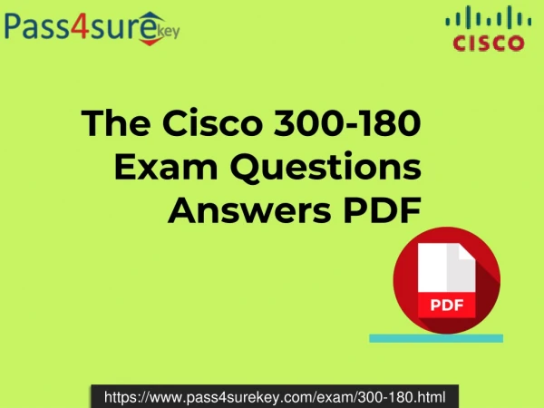 New Cisco 300-180 Exam Dumps PDF Test Question And Answers