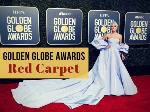 Golden Globe Awards red carpet