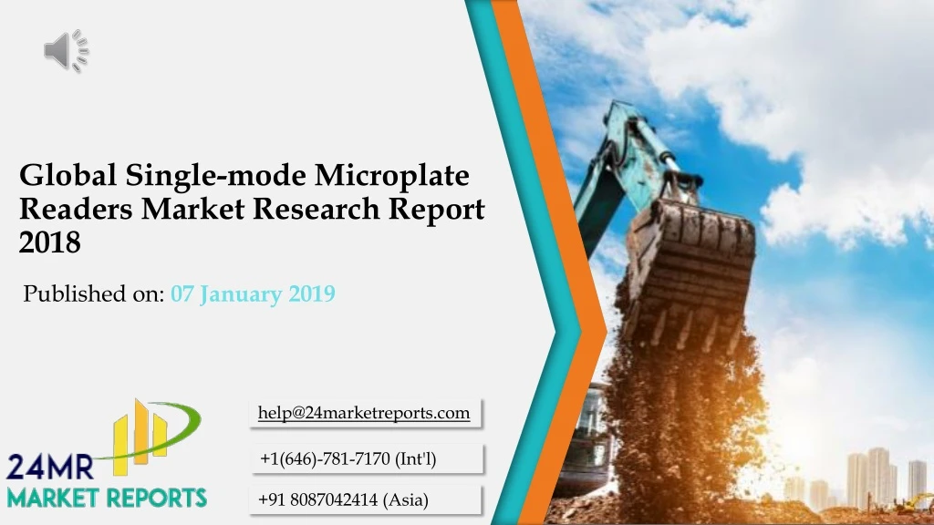 global single mode microplate readers market research report 2018