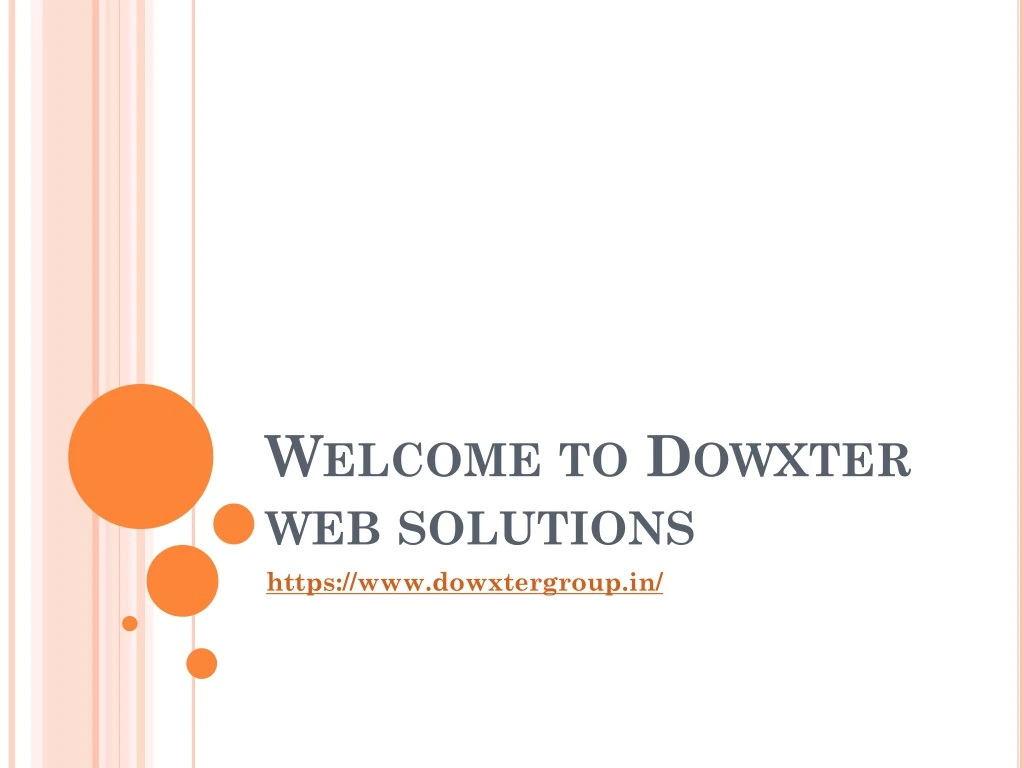 welcome to dowxter web solutions