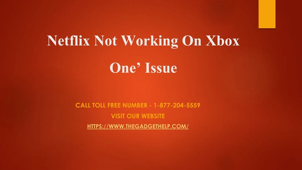 netflix not working on xbox one issue