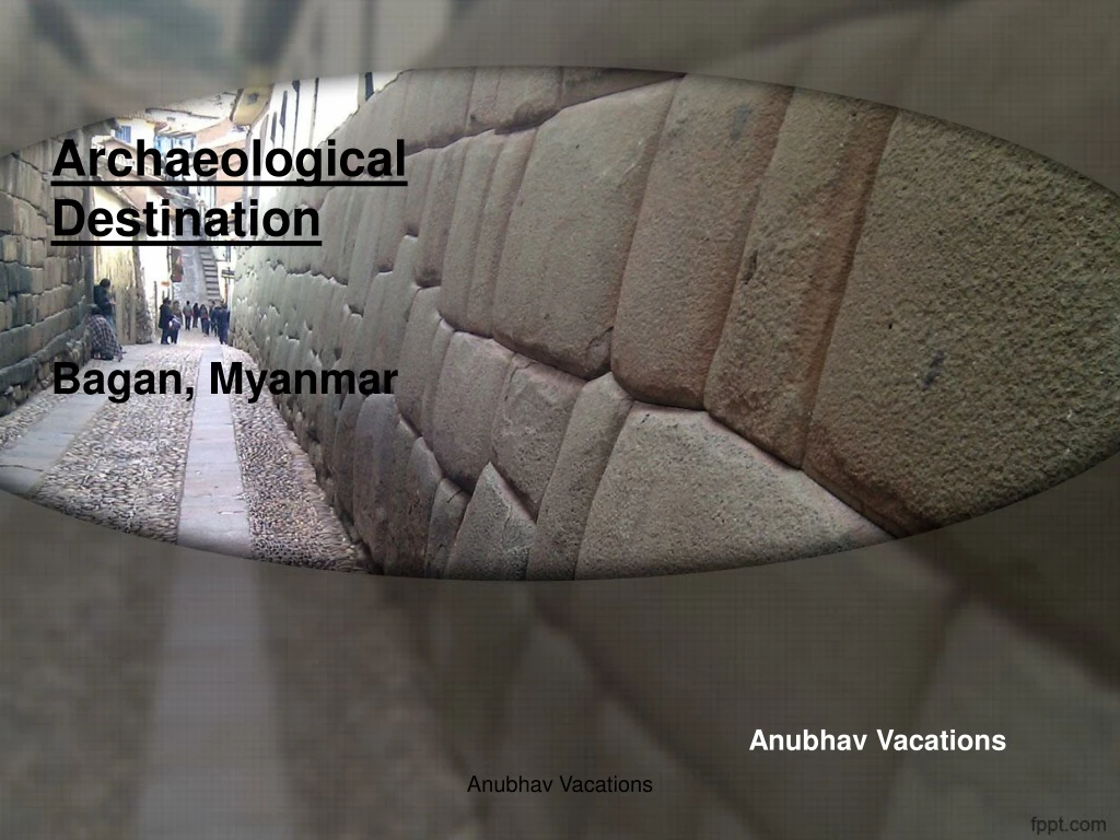 archaeological destination bagan myanmar