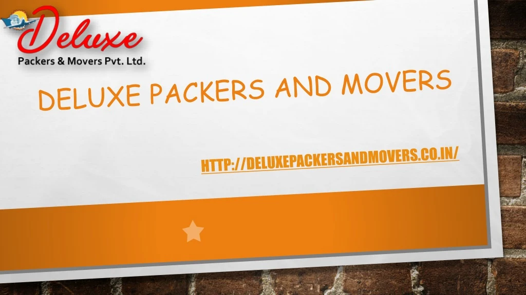 deluxe packers and movers