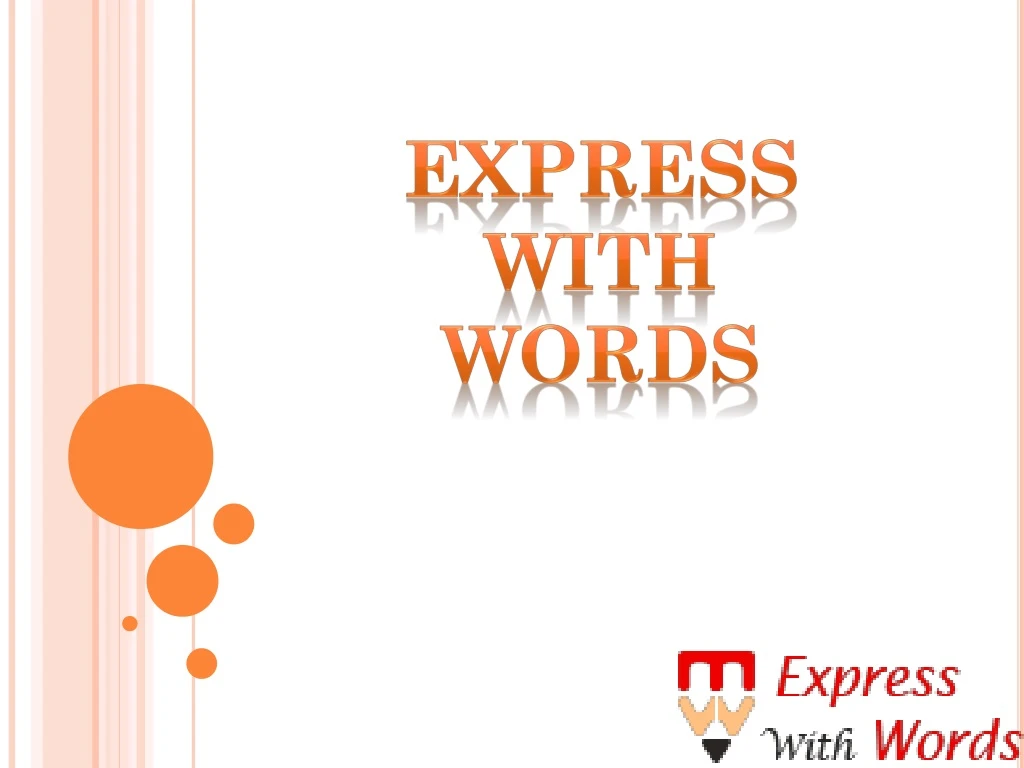 express with words
