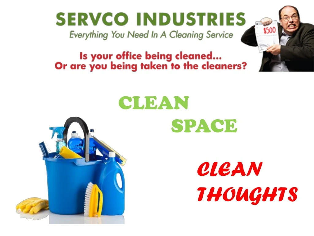 clean space clean thoughts