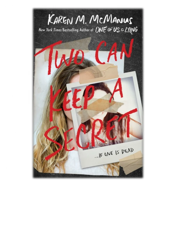 DOWNLOAD [PDF EPUB] Two Can Keep a Secret By Karen M. McManus [EBOOK KINDLE]