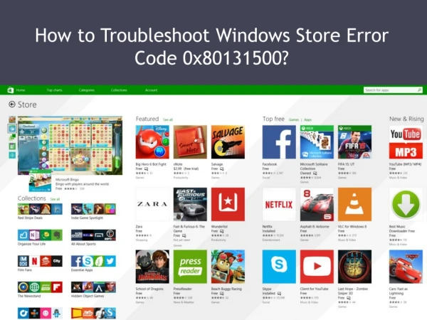 How to Troubleshoot Windows Store Error Code 0x80131500?