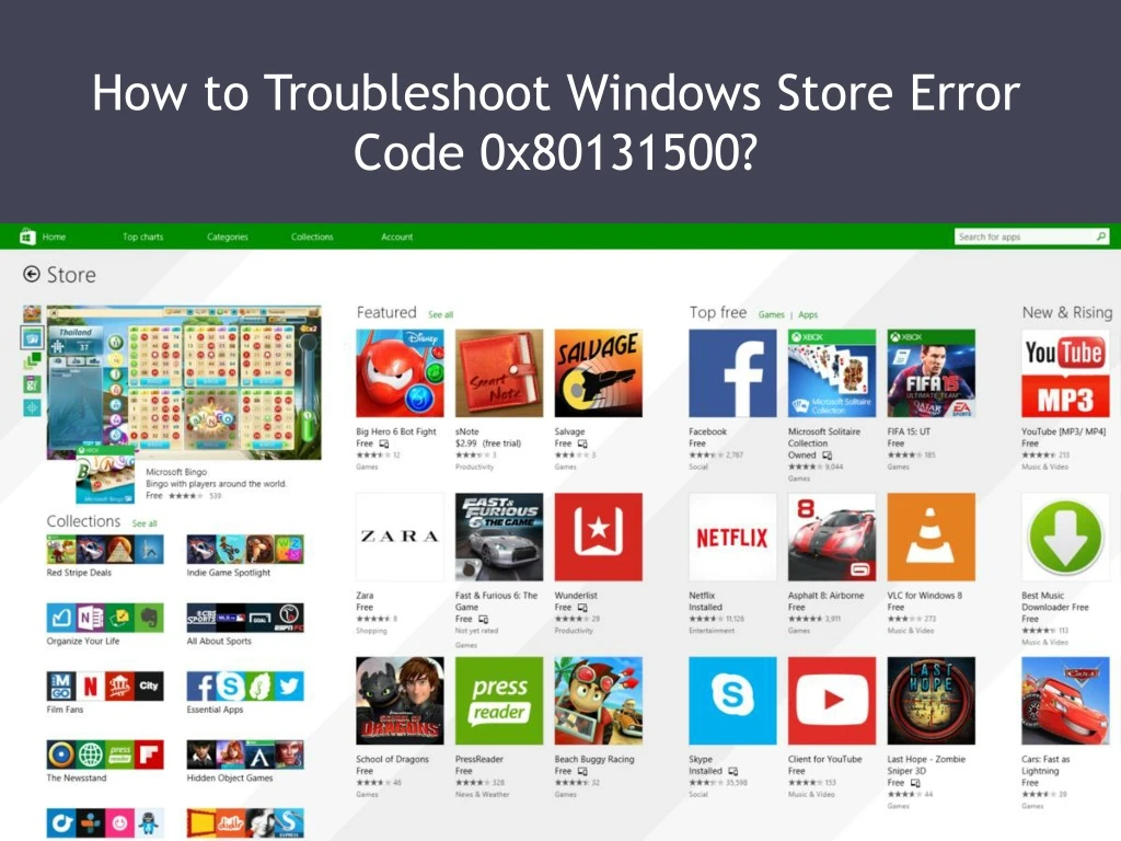 how to troubleshoot windows store error code 0x80131500