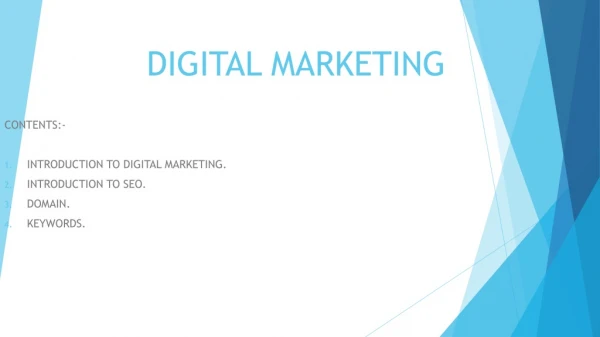 Digital Marketing Concepts