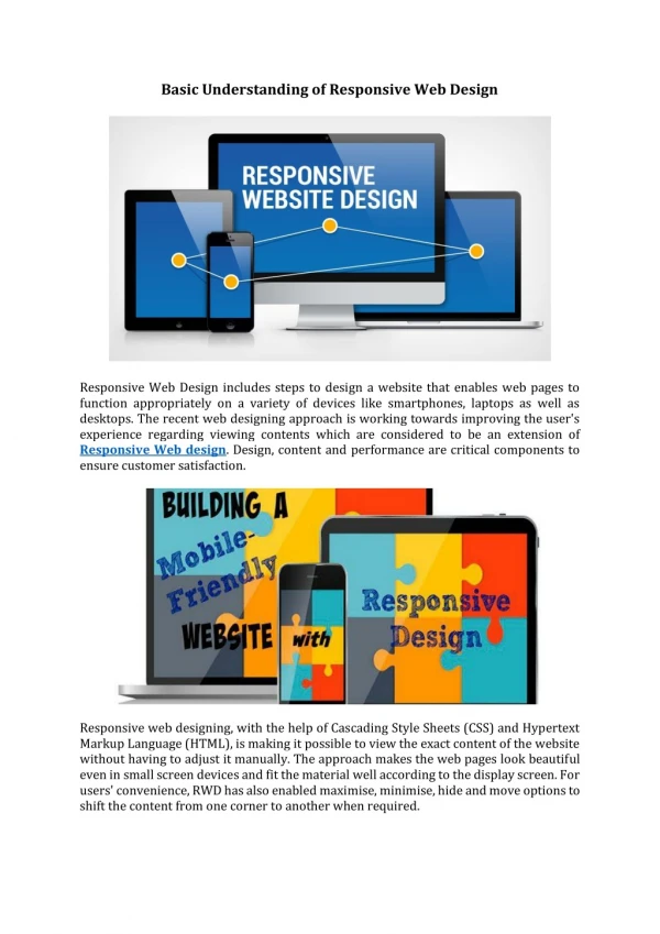 Importance of responsive web design