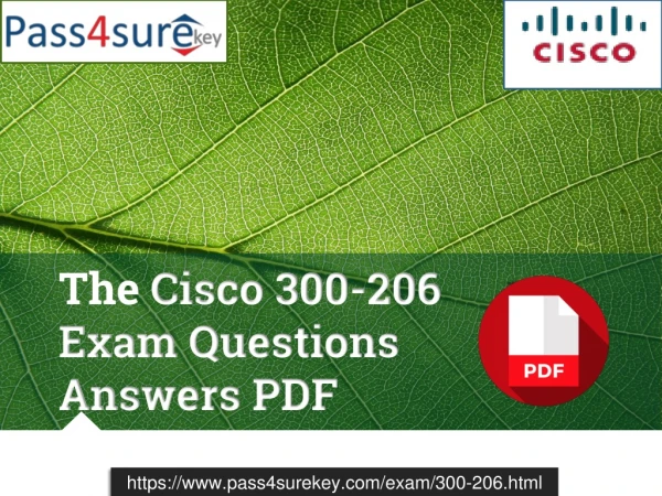 Cisco 300 206 Test Exam Dumps Question And Answers
