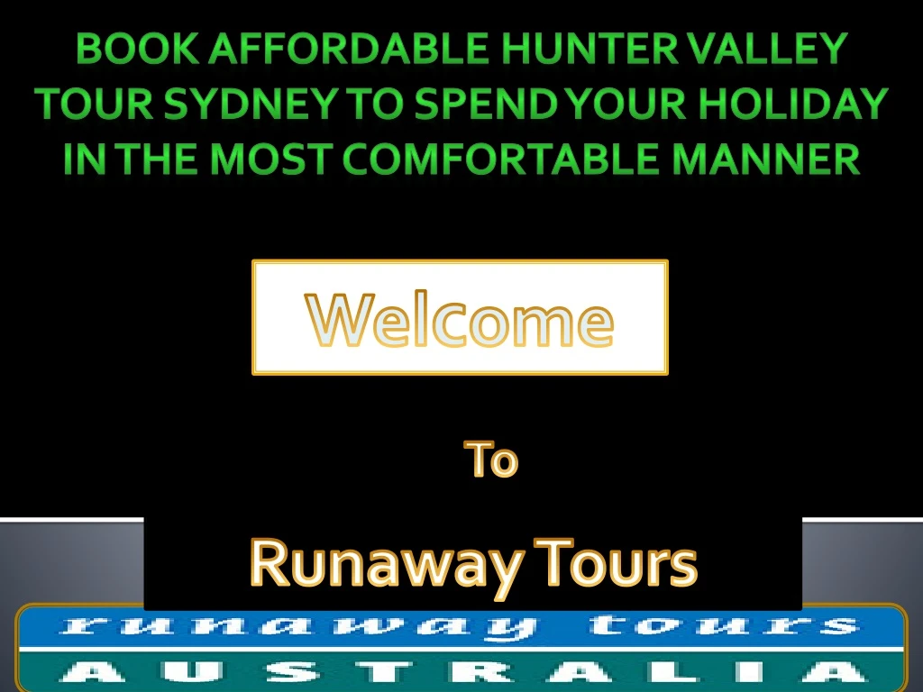 book affordable hunter valley tour sydney