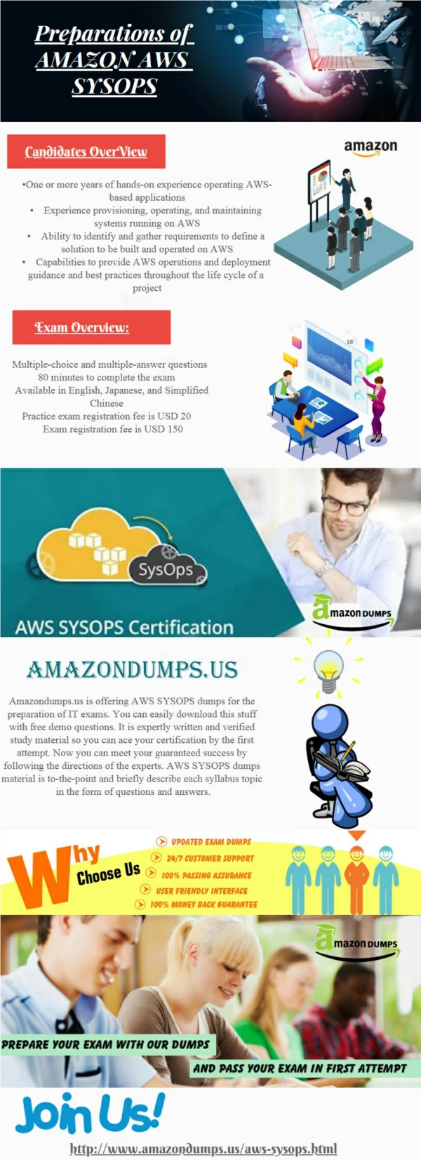 Pass AMAZON AWS SYSOPS Exam in First Attempt With Amazondumps.us - AWS SYSOPS Exam Dumps