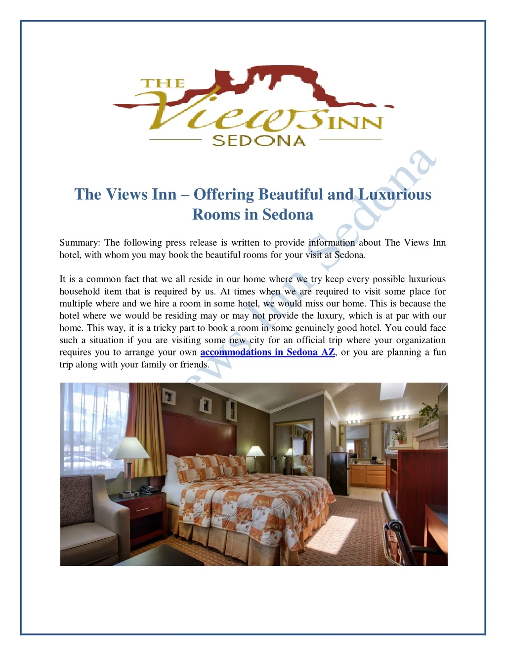 the views inn offering beautiful and luxurious
