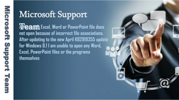 A Microsoft Excel, Word or PowerPoint file does not open because of incorrect file associations