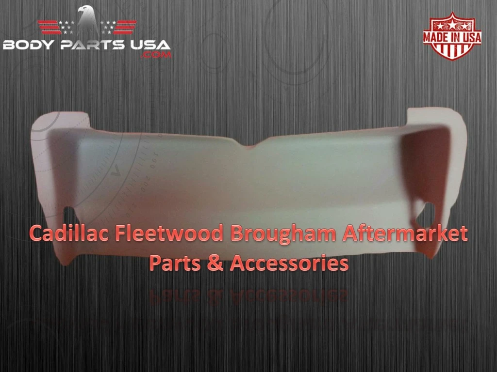 cadillac fleetwood brougham aftermarket parts
