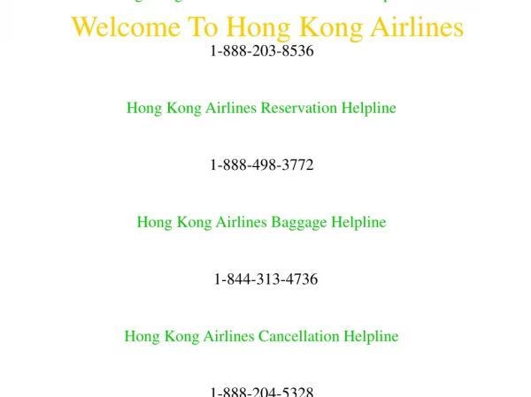 Hong Kong Airlines Group Booking - Travohelp