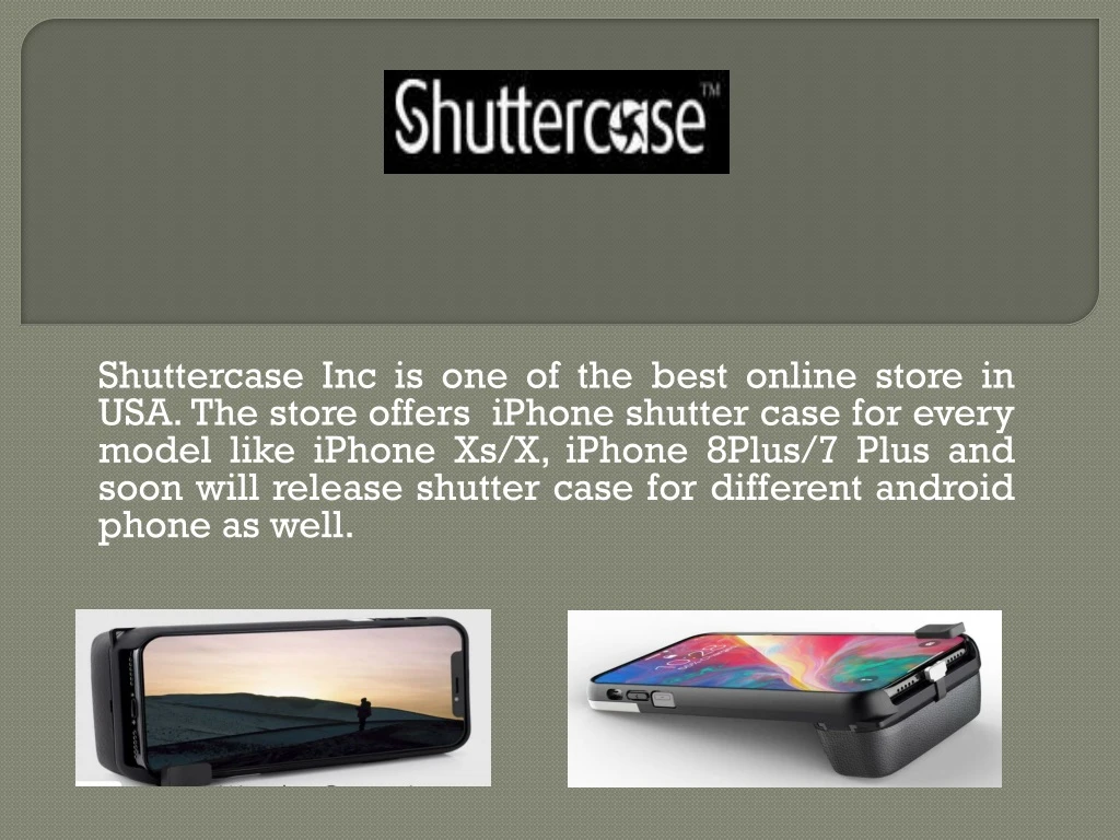 shuttercase inc is one of the best online store