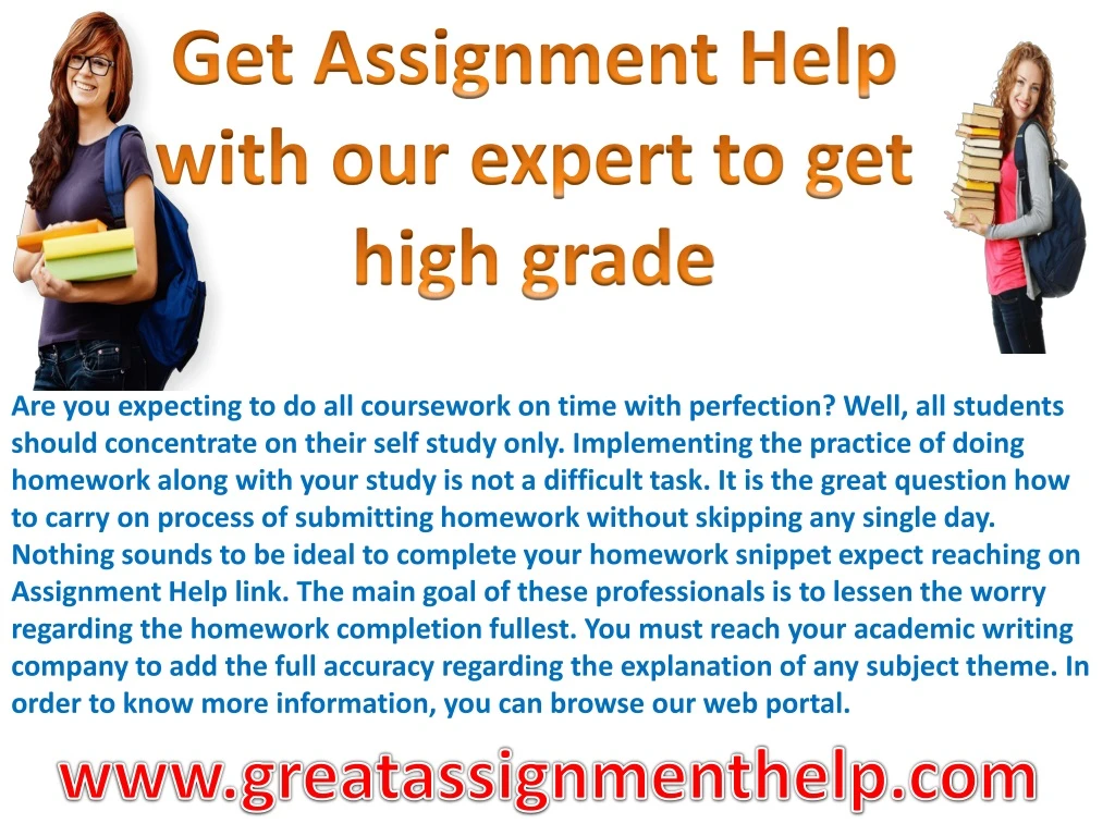 get assignment help with our expert to get high