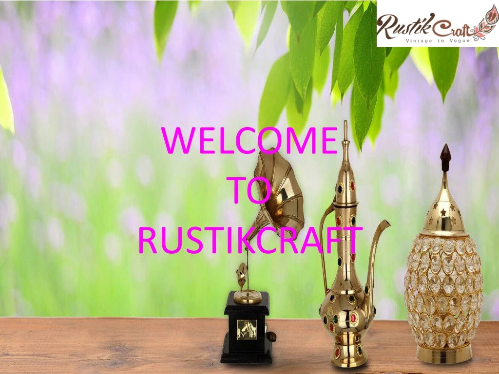 welcome to rustikcraft