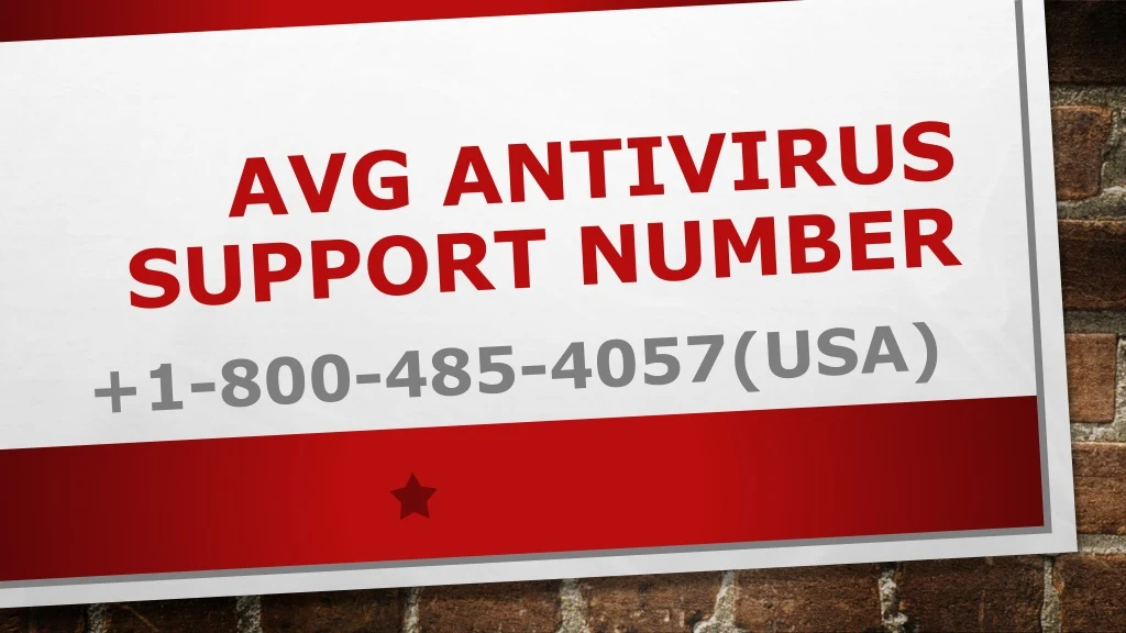 avg antivirus support number