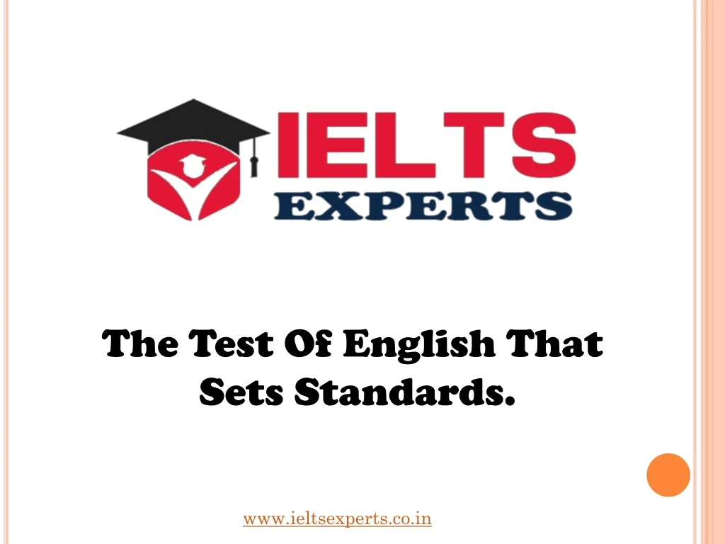 the test of english that sets standards