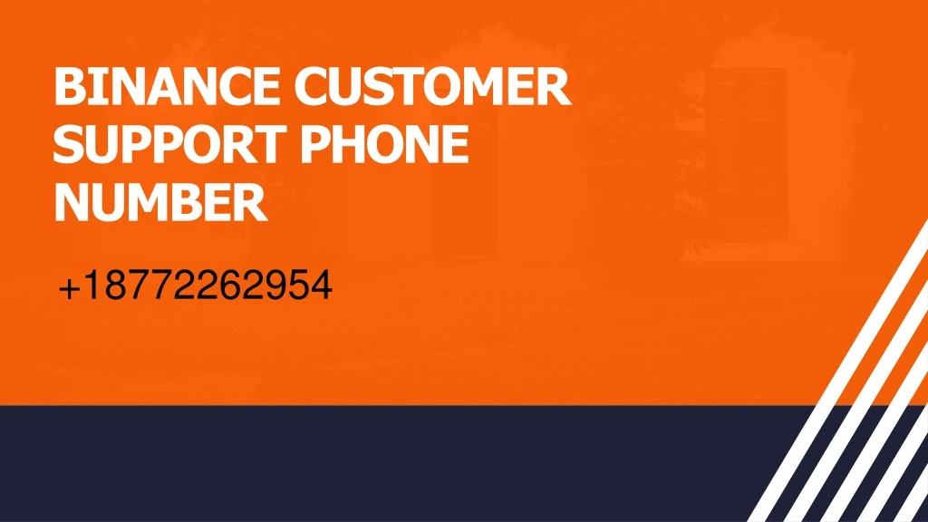 binance customer support phone number