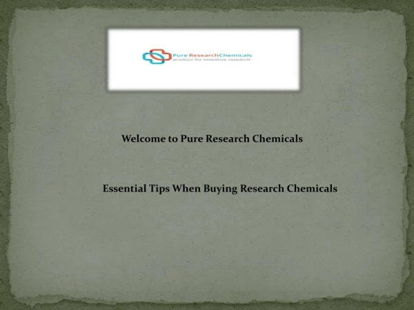 Pure research chemicals