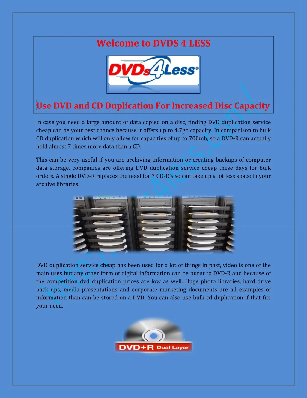 welcome to dvds 4 less