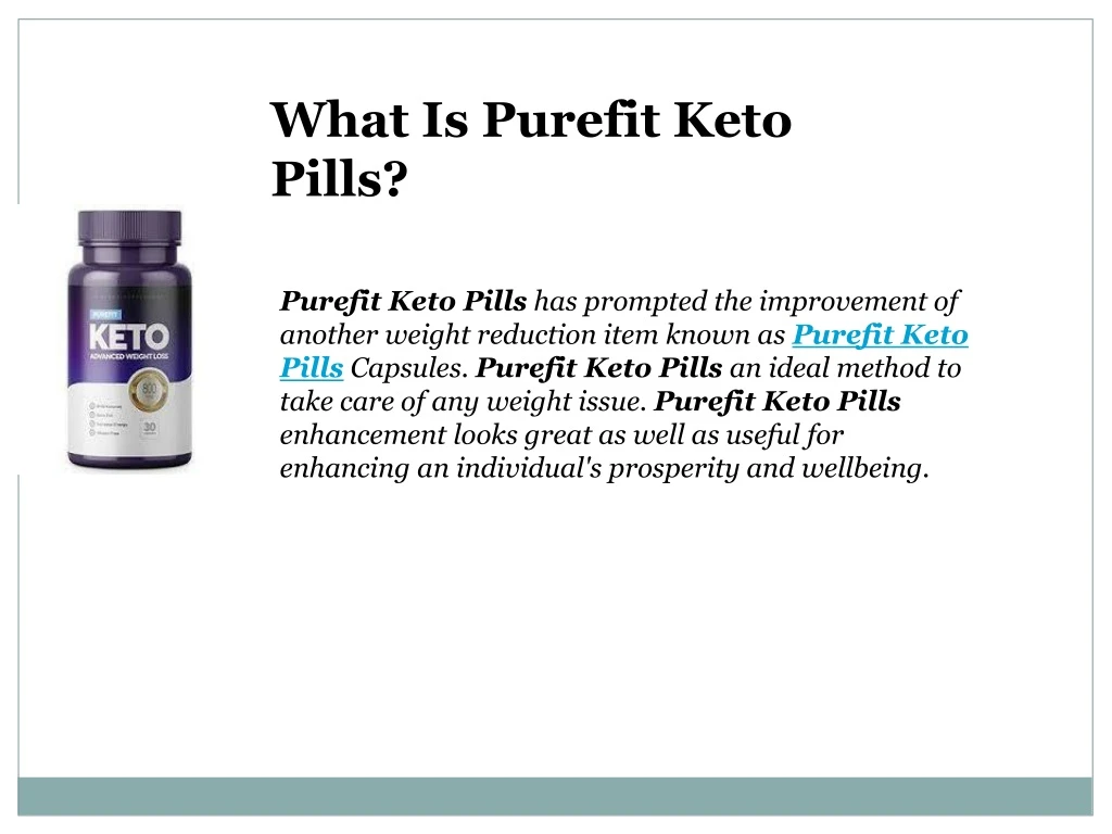 what is purefit keto pills