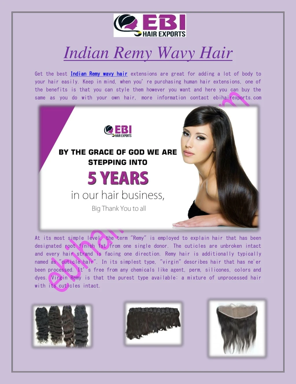 indian remy wavy hair
