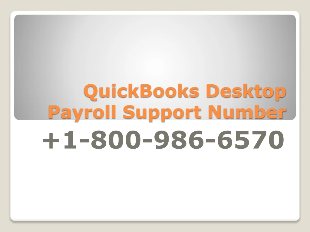 quickbooks desktop payroll support number