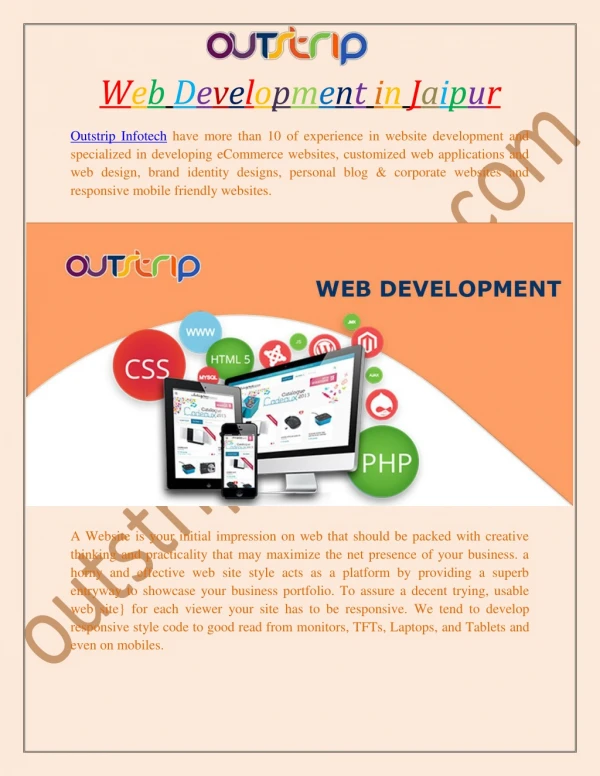Best Web Development Company in Jaipur, India, and USA