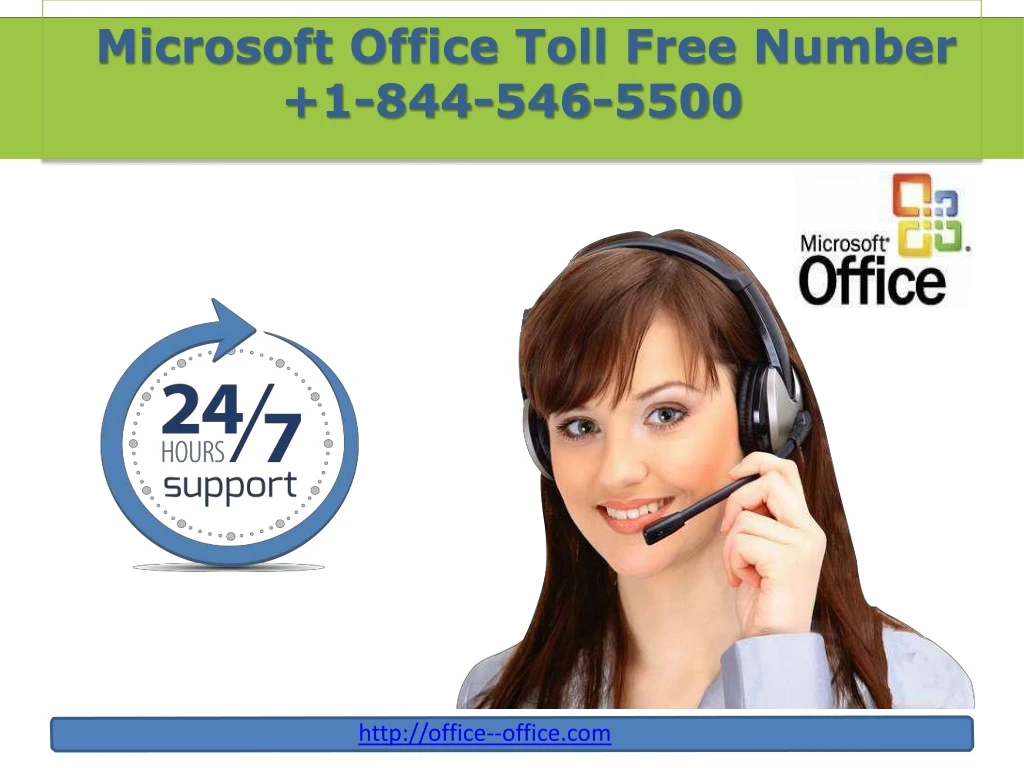 microsoft office toll free number 1 844 546 5500