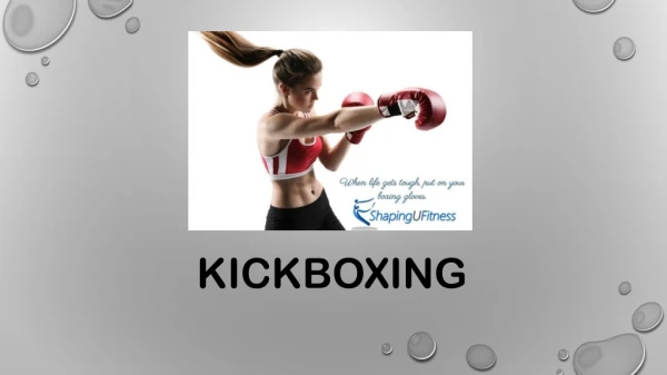 Kickboxing in Alabaster – Shaping U