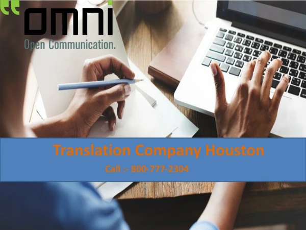 Best Translation Company Houston - Omni Intercommunications