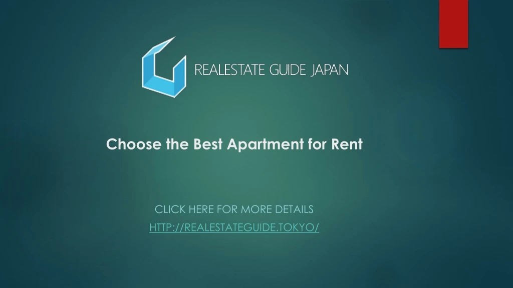 choose the best apartment for rent