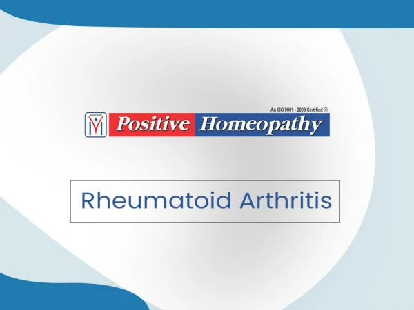 Homeopathy Treatment for Arthritis | Arthritis treatment in homeopathy