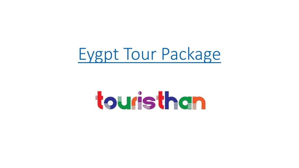 eygpt tour package