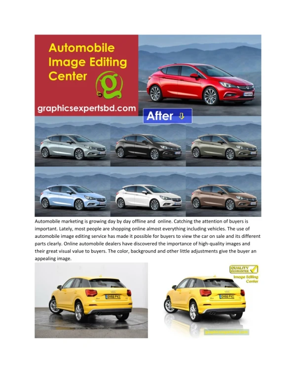 Best car photo editing service || automotive dealer image solution...