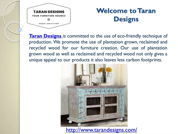 Taran Designs - Best Furniture Store in Farmers Branch,TX