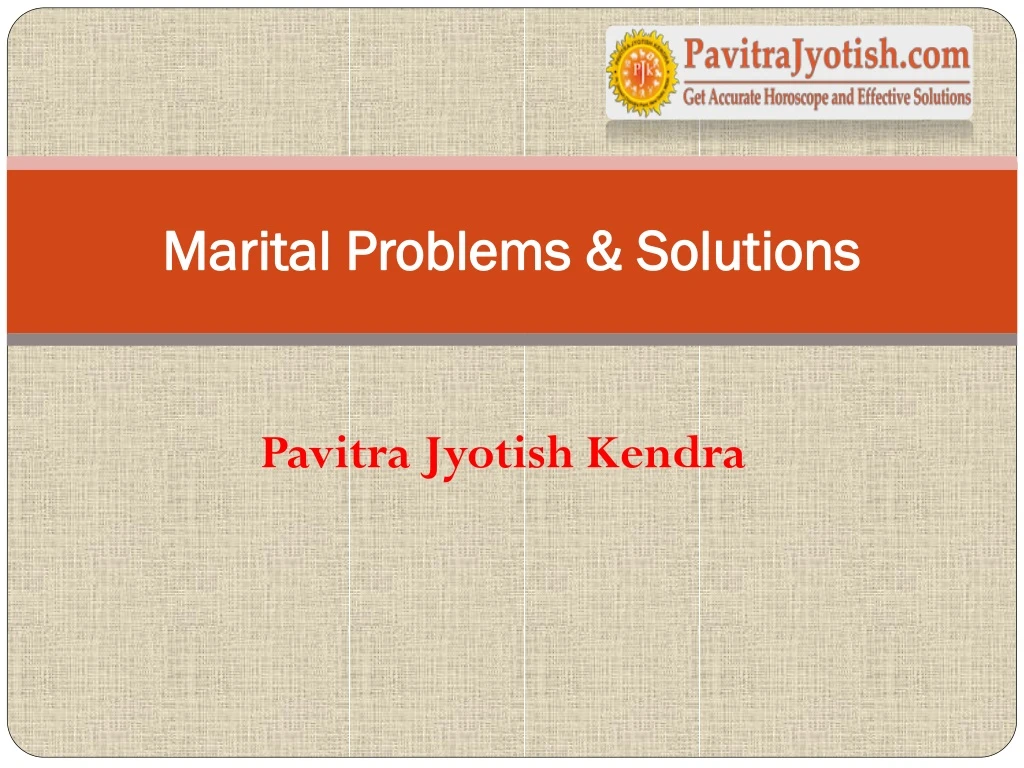 marital problems solutions