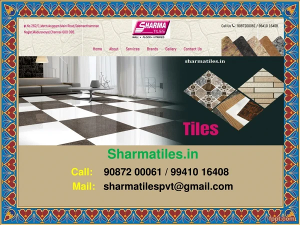 Best Tiles Showroom in Chennai