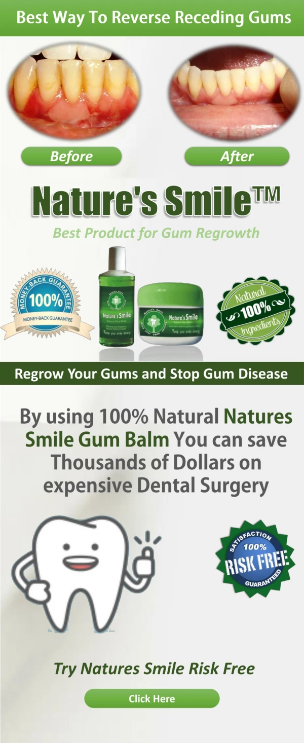 Natural Home Remedy For Shrinking Gums